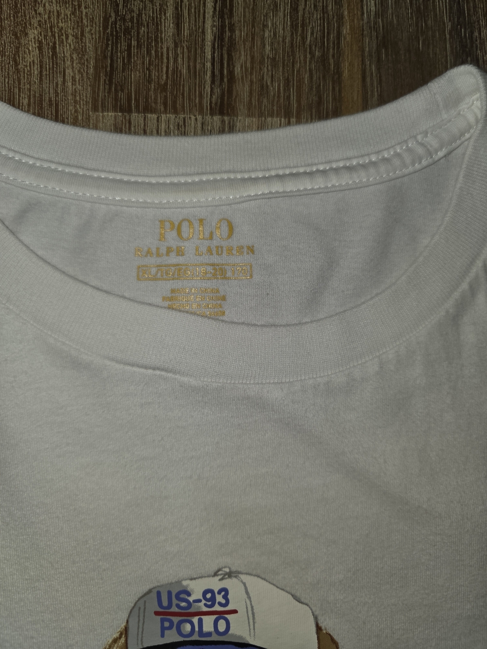 Ralph Lauren Polo Bear Graphic Tee - White - Picture 5 of 5